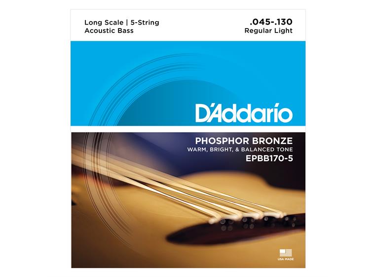 D'Addario EPBB170-5 Ak.Bass (045-130) 5 str